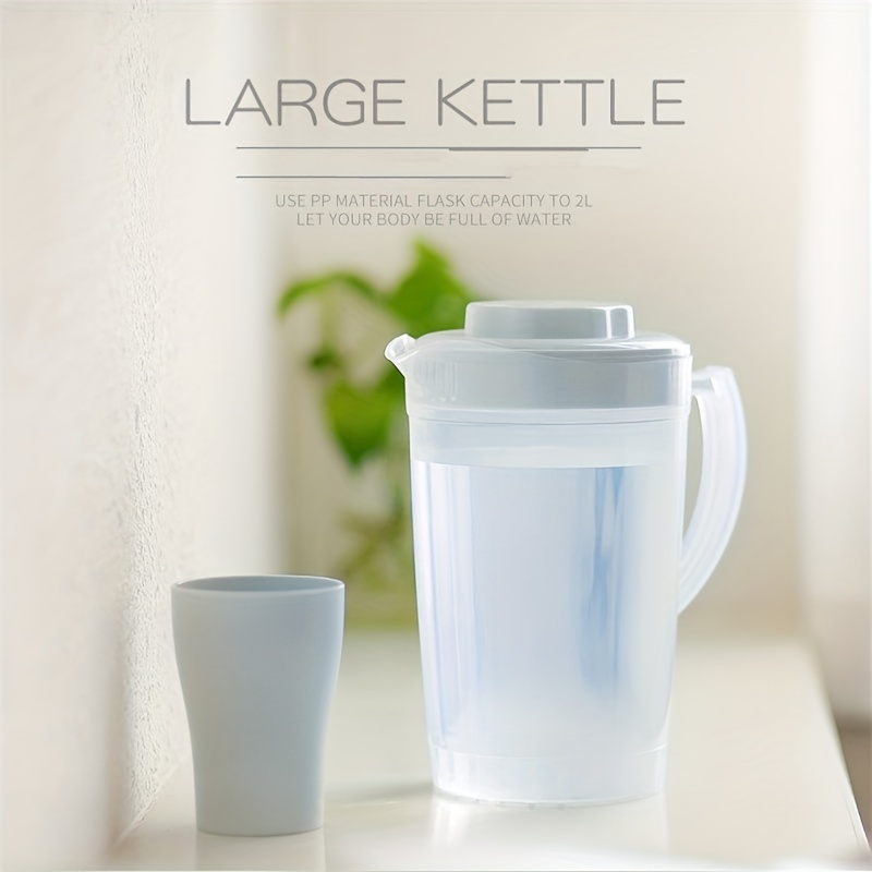 85 Ounces Glass Pitcher with Filter Lid/Water Carafe for Homemade Juice &  Iced Tea,Stovetop Safe Beverage Jug