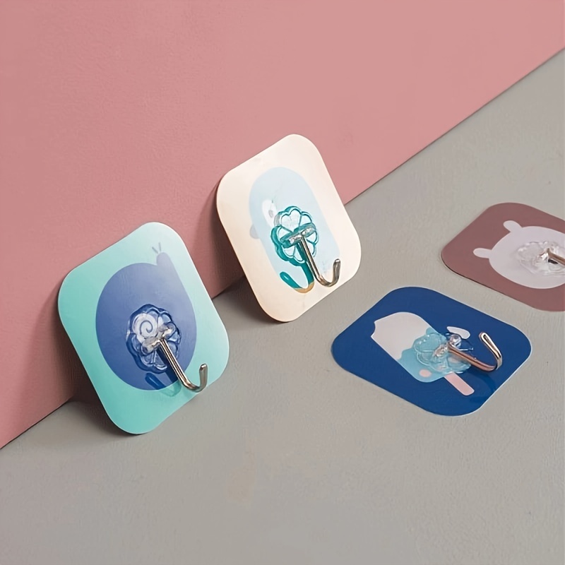 Cute Cartoon Storage Hook Multi functional Kitchen Sticky - Temu