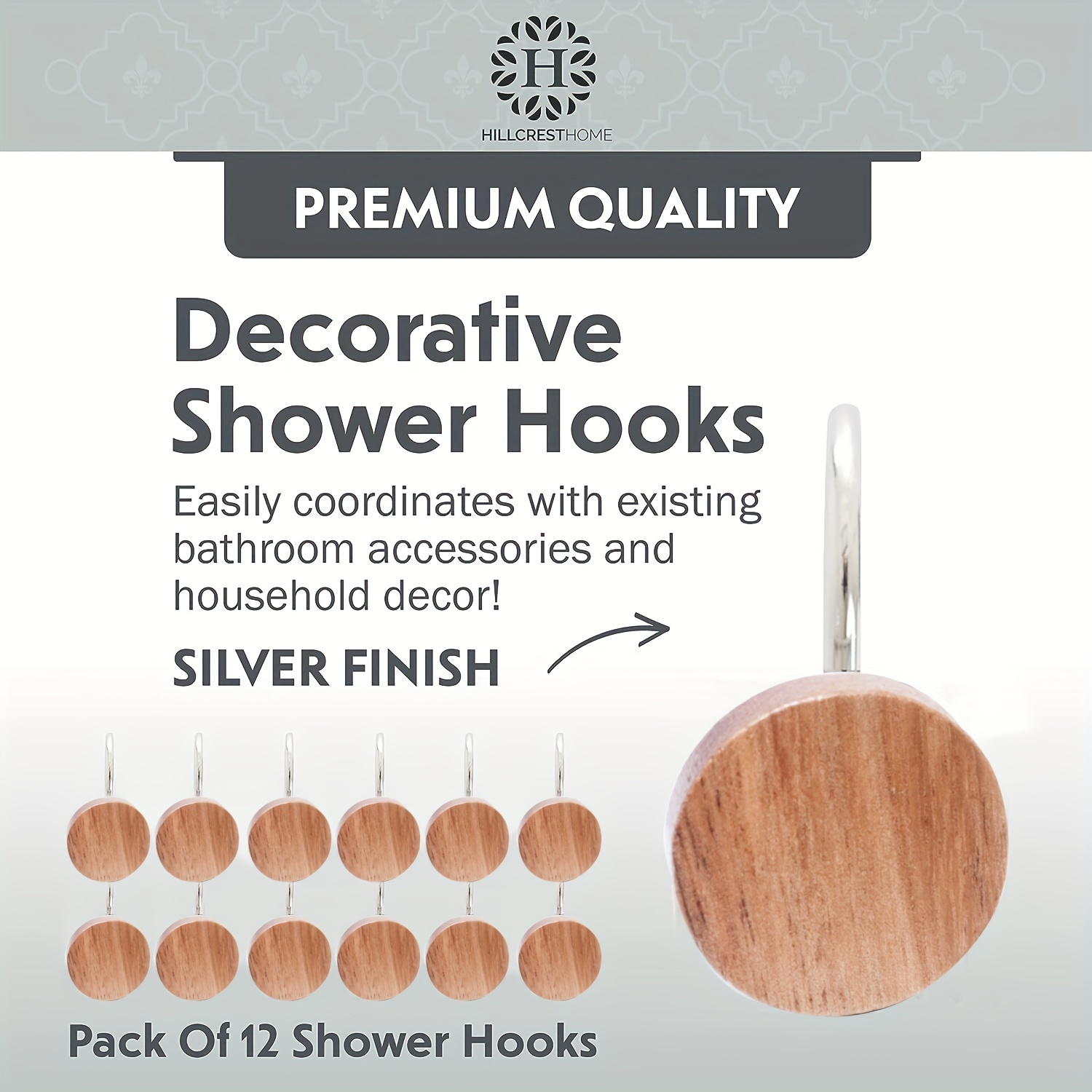 Eco friendly C type Shower Curtain Hooks Strong Durable - Temu Canada