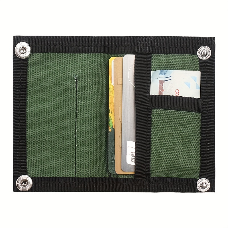 Canvas Outdoor Tactical Coin Purse Multifunctional Mini Wallet