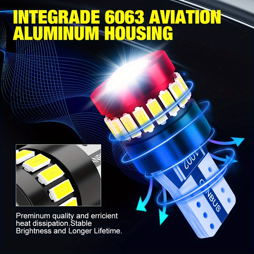 T10 5W5 501 led Multi Coloured Front SideLight ,Interior bulb