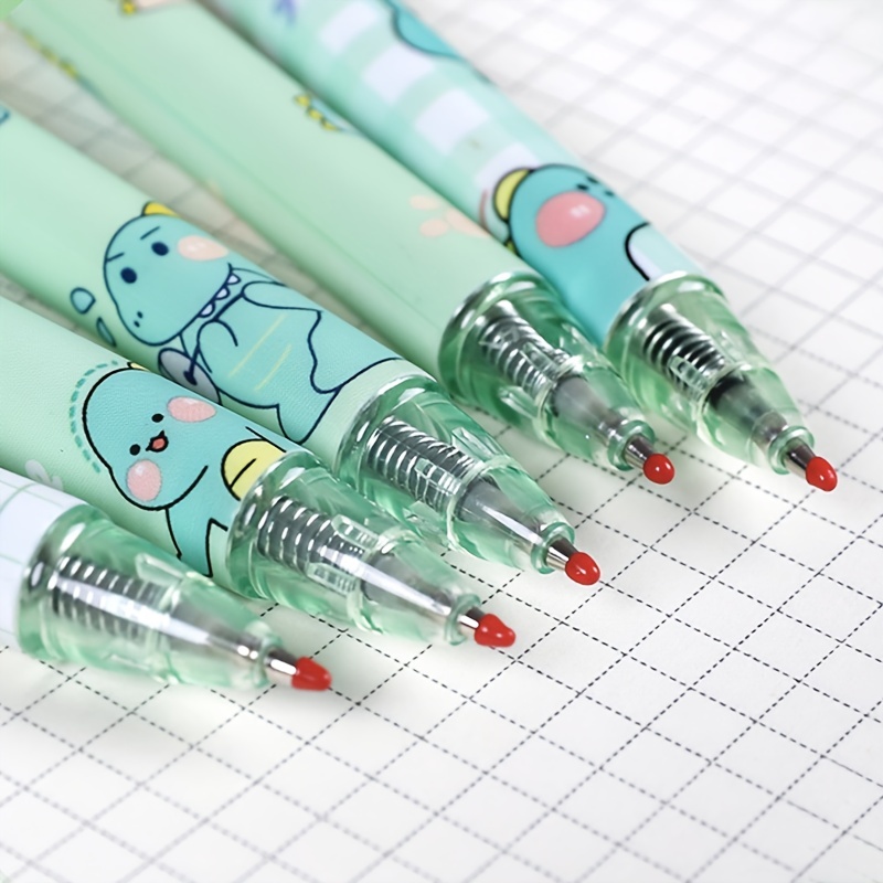 Cmecial Dinosaur Pens Set with Case, Pens Dinosaur for Boys Girls, Dinosaur Pen Set, Cute Pens, Multicolor Pen Dinosaur, Cute Pens for Kids