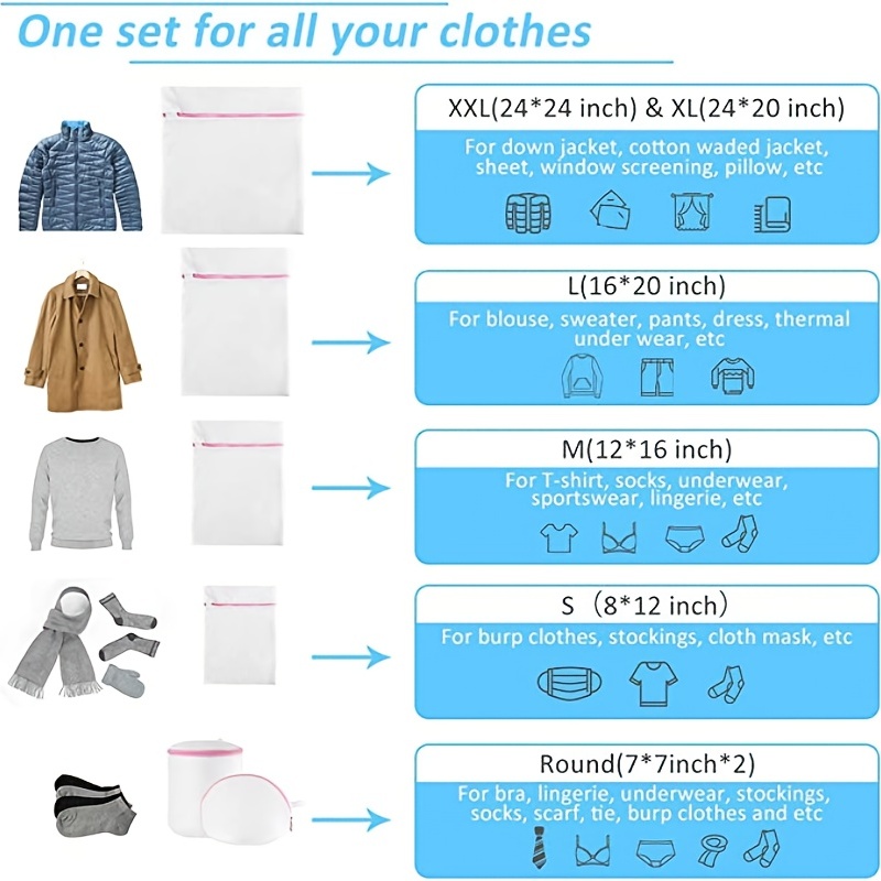 How to Wash Your Clothes With Lingerie Bags