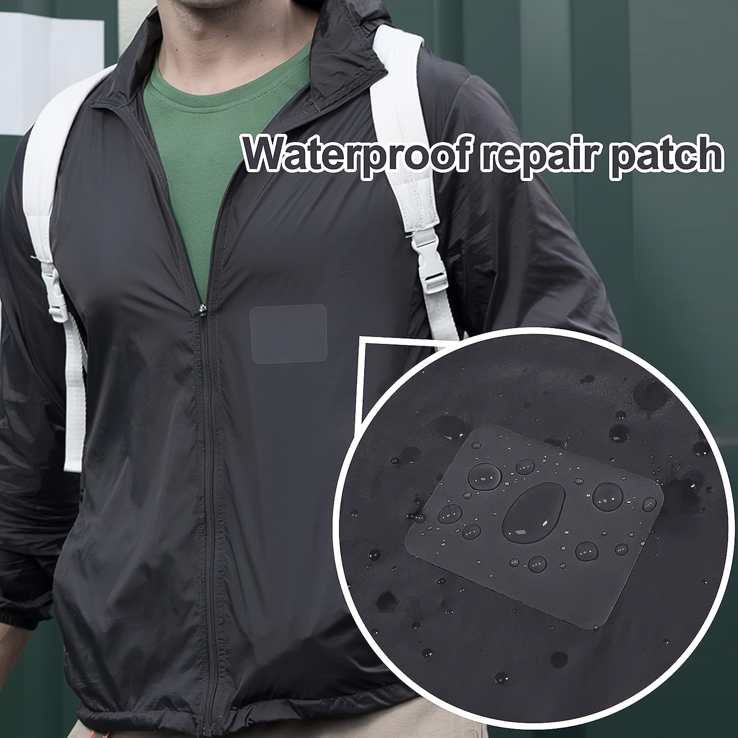64 Pcs Puffer Down Jacket Repair Patch Kit, Nylon Fabric Repair Patch Self  Adhesive Waterproof Stick On Patches Tape for Coat Clothing Tent Sleeping