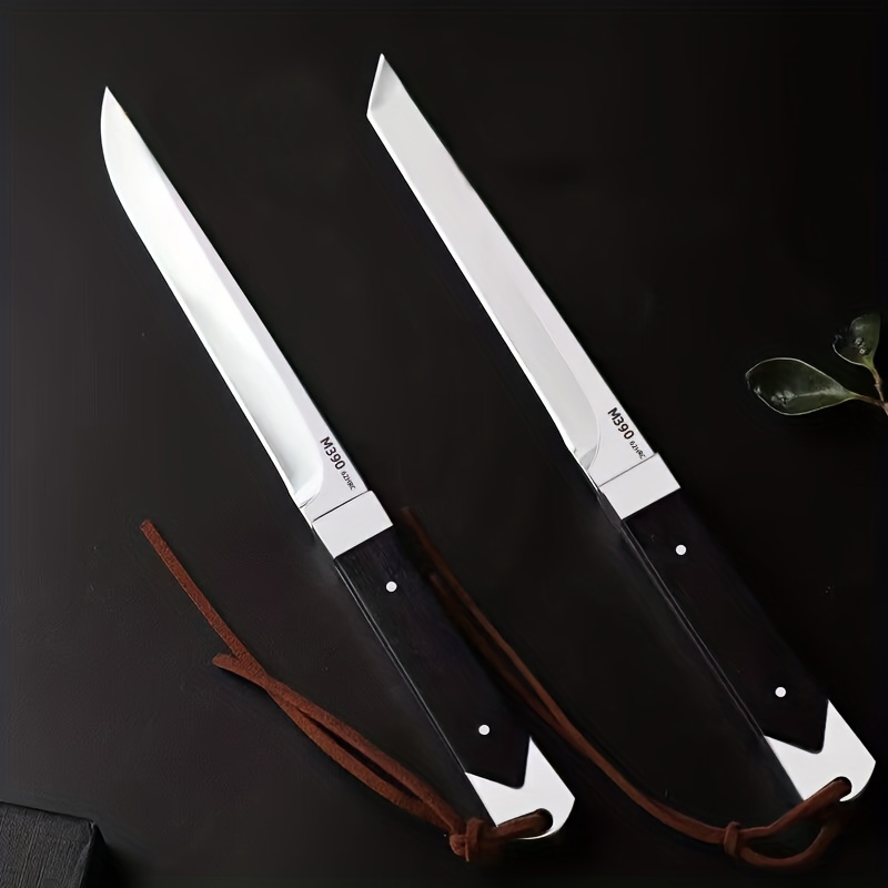 Portable M390 Blade Eating Meat Knife With High Hardness For