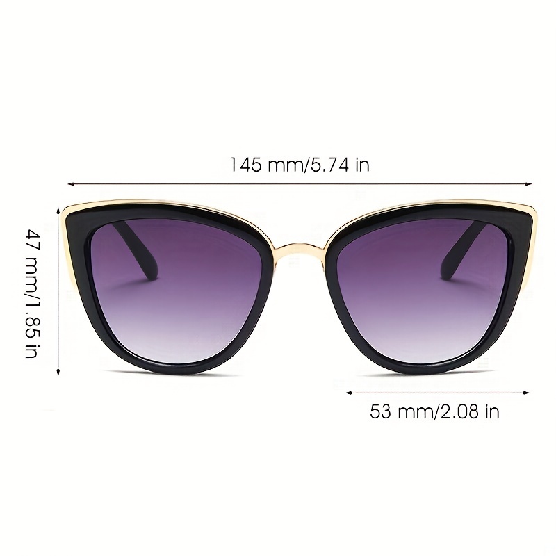 Classic Leopard Cat Eye Sunglasses for Women, Gradient Vintage Eyewear