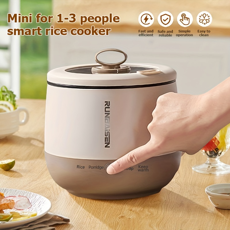 Multifunctional Mini Rice Cooker,portablerice Cooker,smart Control  Multifunction Cookerstewpot,nonstick Inner Pot,,for Cooking  Rice,porridge,soup And More - Perfect For Dorms And Small Kitchens Kitchen  Accessories - Temu Japan