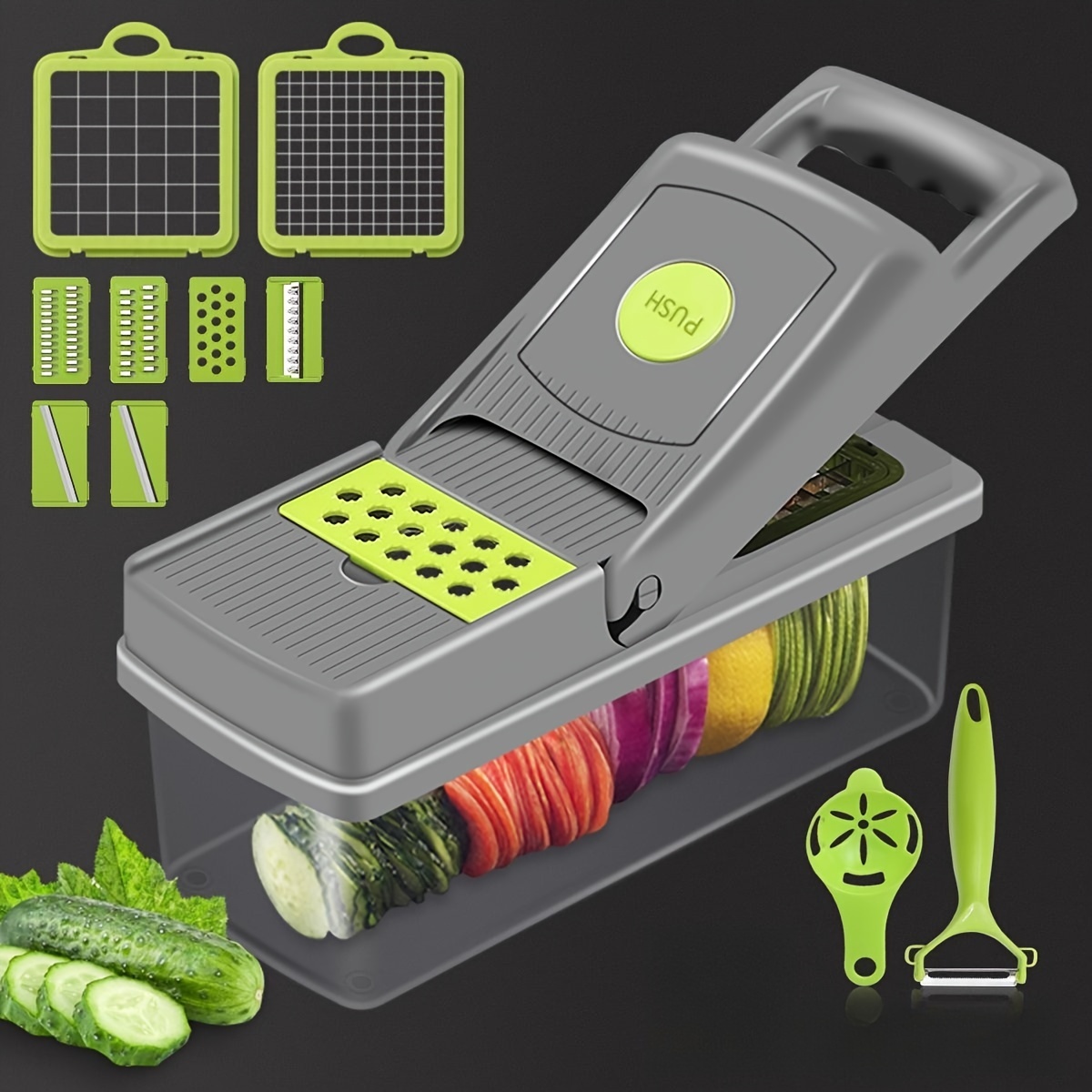 Multifunctional Vegetable Slicer, Kitchen Vegetable Cutter,vegetable  Chopper, Home Shredder Slicing Tool - Temu