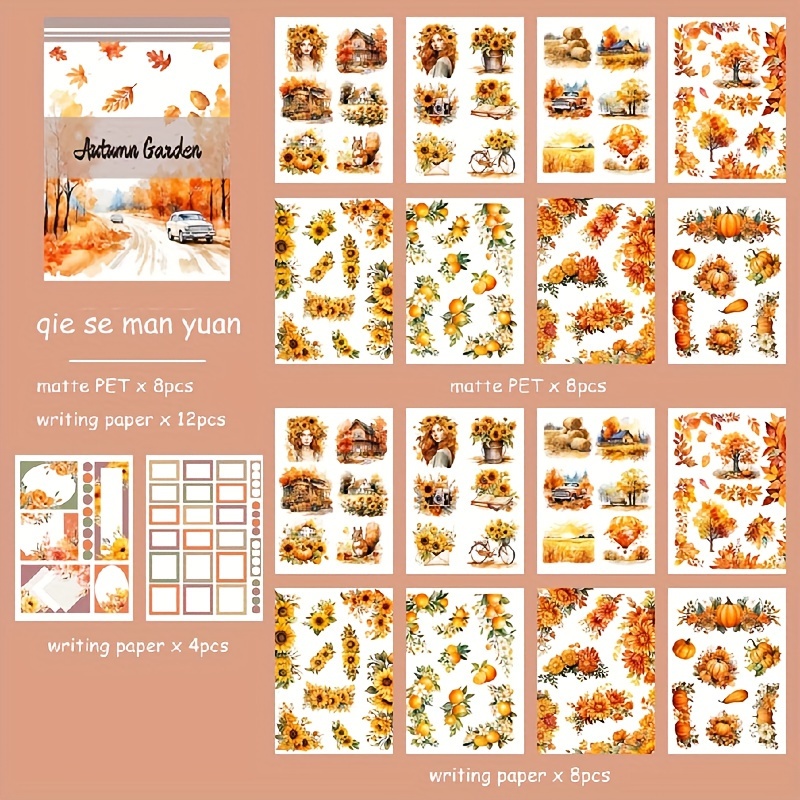 Midautumn Wildflowers Stickers — Sarica Studio