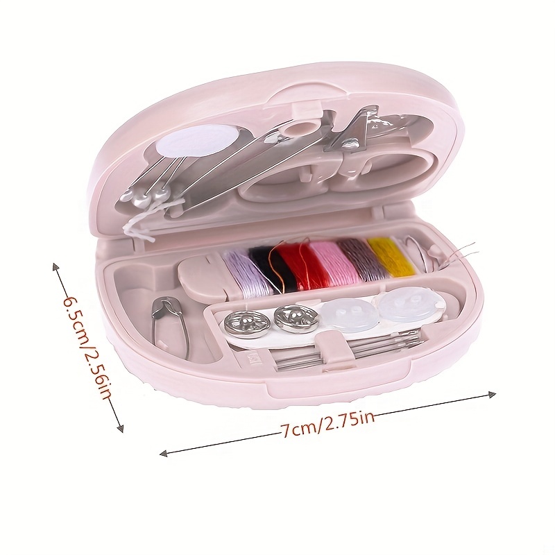 2 Pack Mini Sewing Kit Travel Sewing Kit with Foldable Case Portable Tiny  Sewing Kit for Adults Home Travel Emergency Repair Kit DIY Sewing Supplies