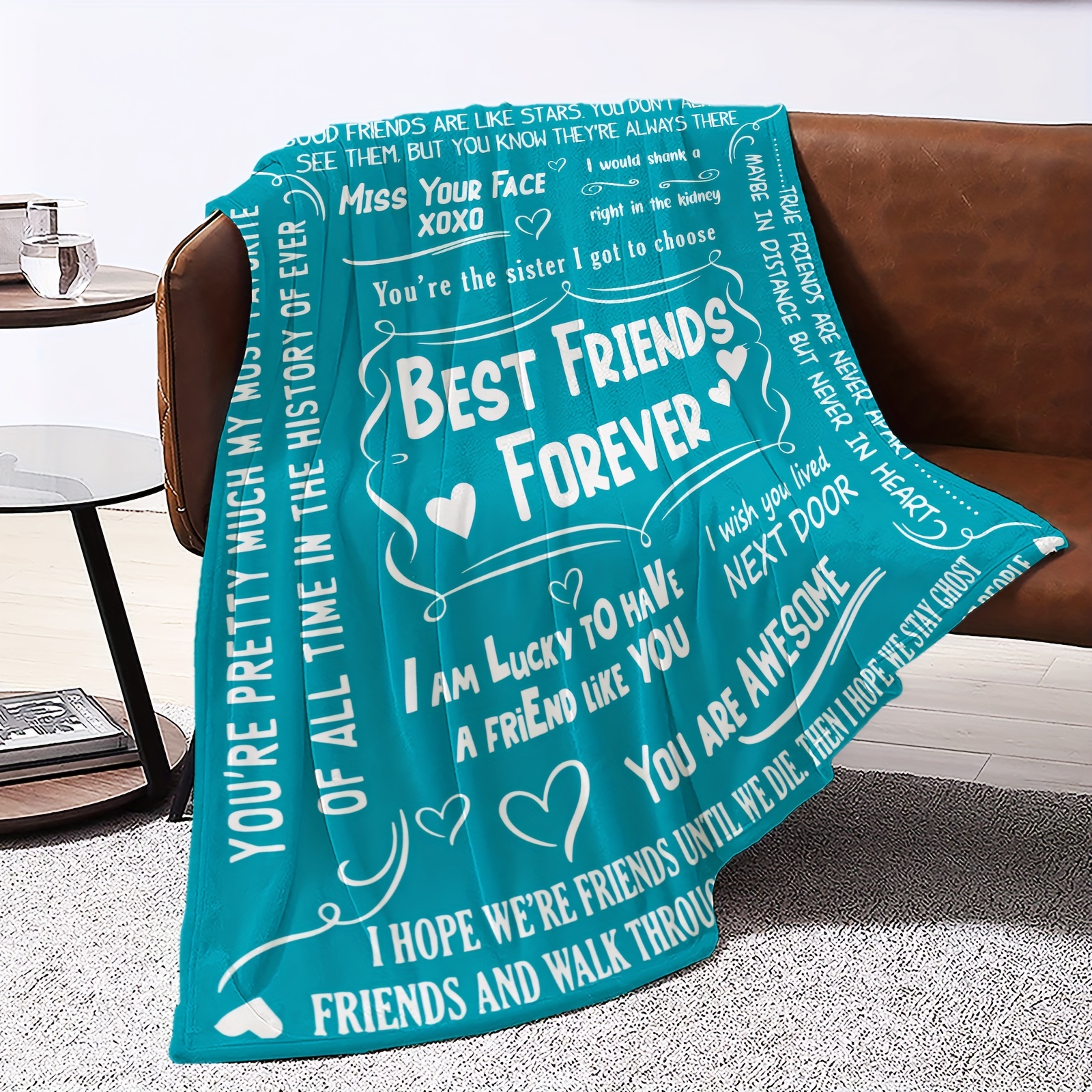 Best Friend Birthday Gifts, Funny Birthday Gifts for Women Friendship, Best  Friend Blanket Gifts for Women , Bestie/Bff Gifts, Gifts for Friends