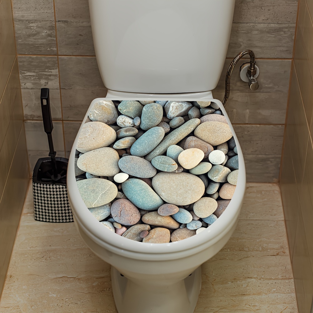 Galet Couvercle Toilette Abattant WC Galets De Plage Gris Leroy Merlin