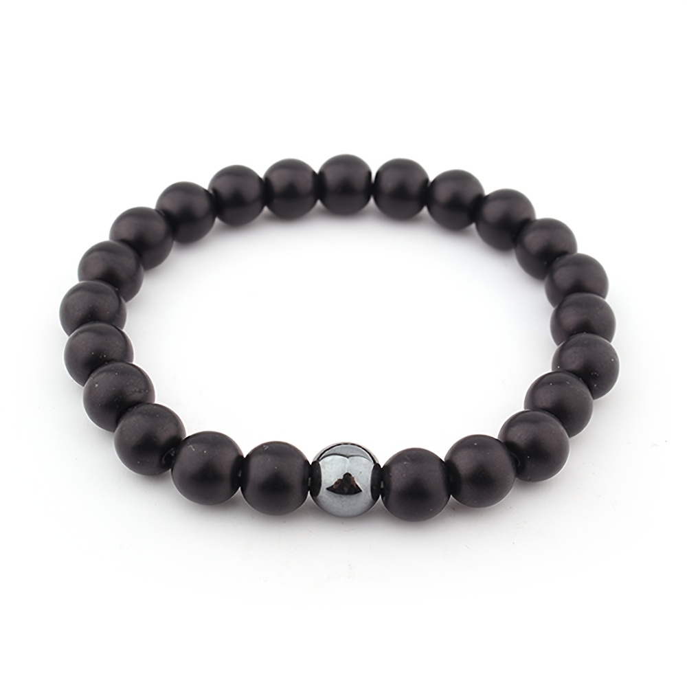 Natural Stone Volcanic Stone Braided Bracelet