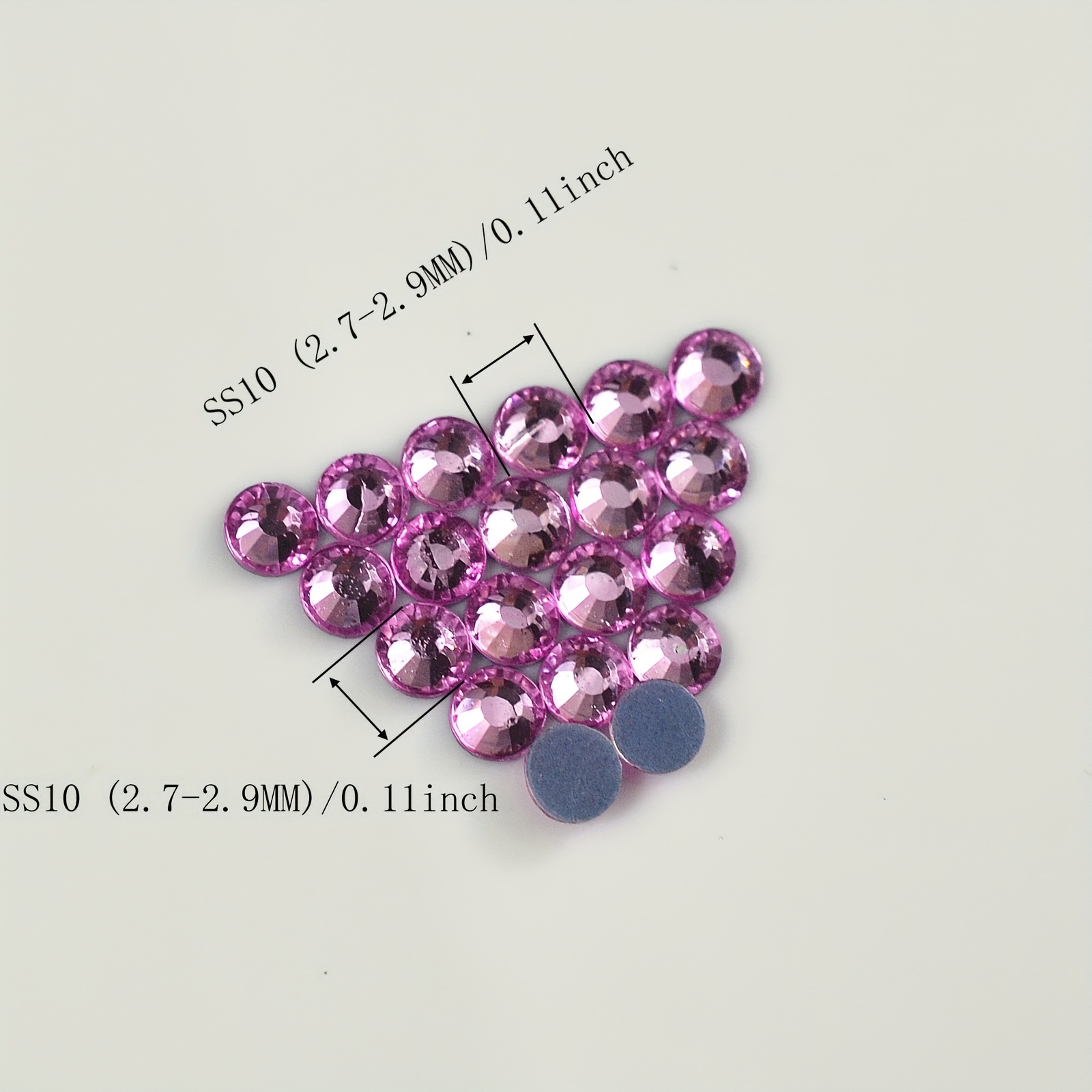 Hot Fix Purple Rhinestones