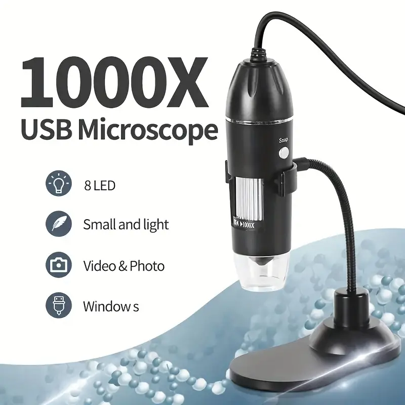 usb digital microscope 1080p electron microscope 1000x biological microscope usb computer microscope details 2