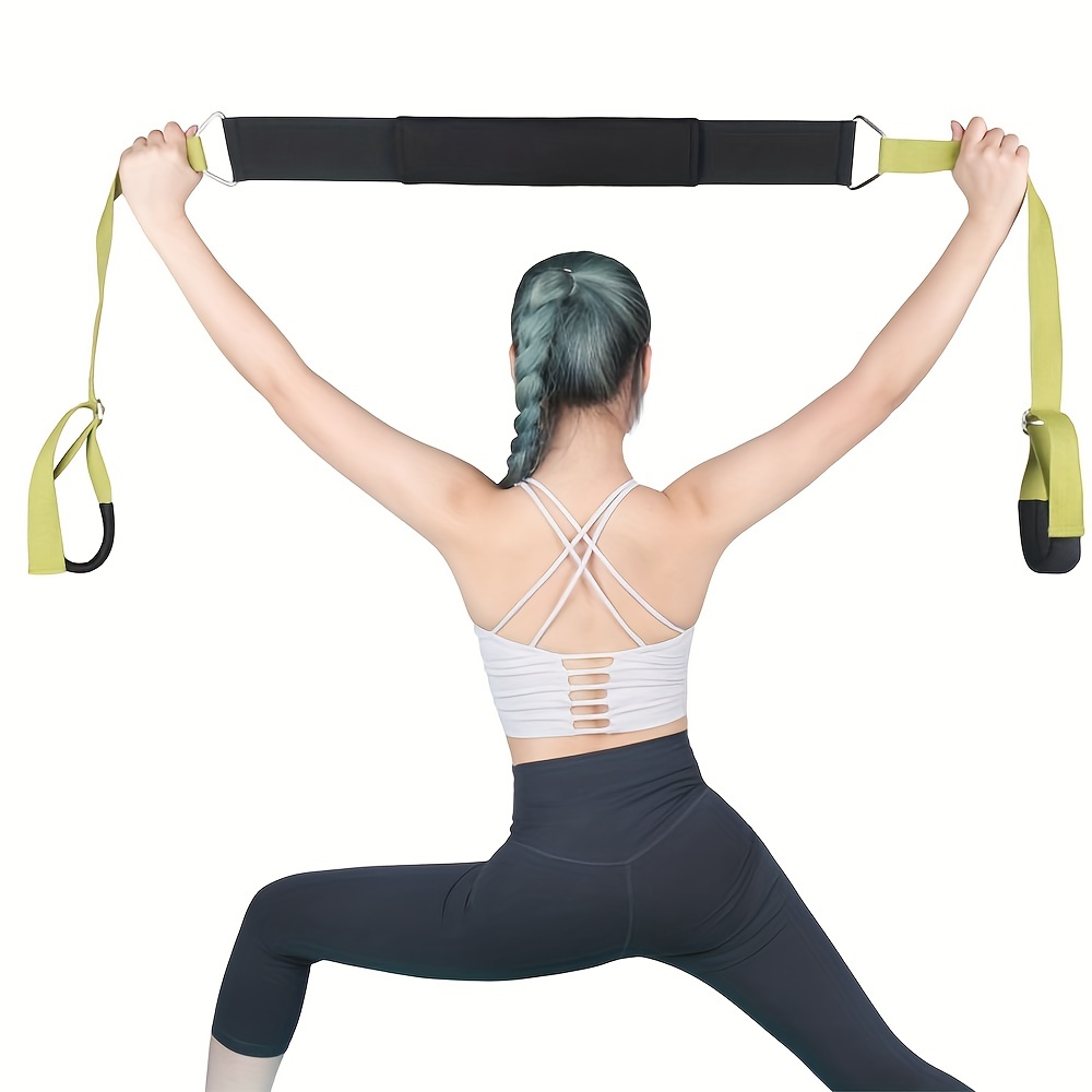 Yoga Stretching Strap Leg Stretcher Elastic Band For Exercising