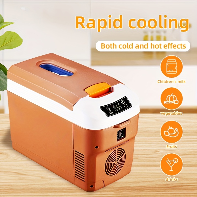 Small Refrigerator For Car And Home Quick Cooling And - Temu