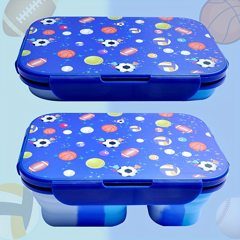 Rectangular silicone lunch box