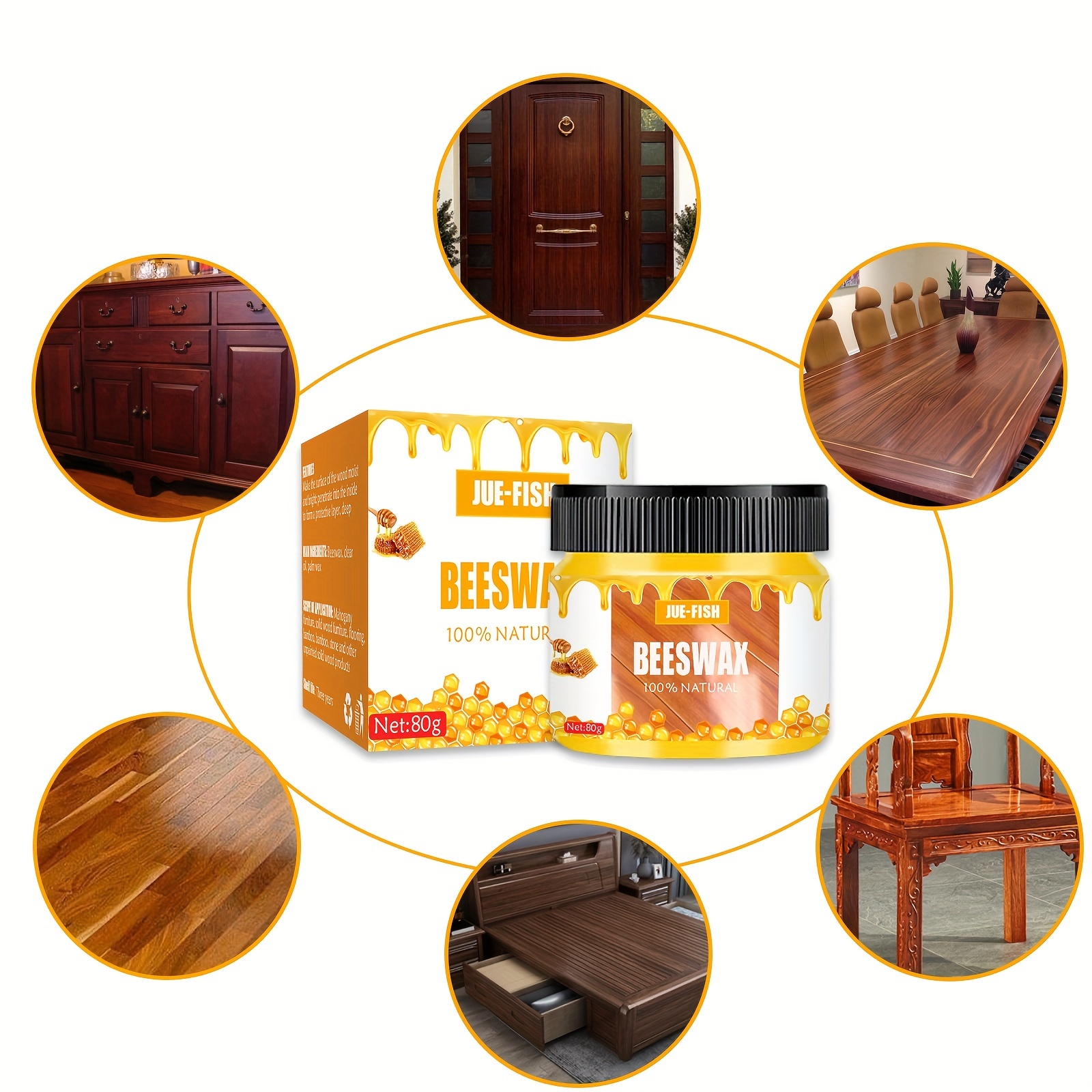 Wood Care Wax Wood Seasoning Beeswax Solid Wood Furniture