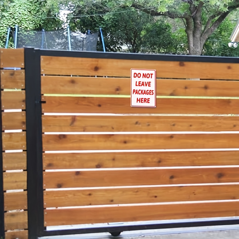 Make Sure Packages Get Delivered Safely 8x12 Metal Aluminum Temu