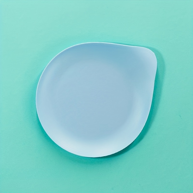 5pcs Water Drop Plates Thickened Plastic Plates Disposable Tableware