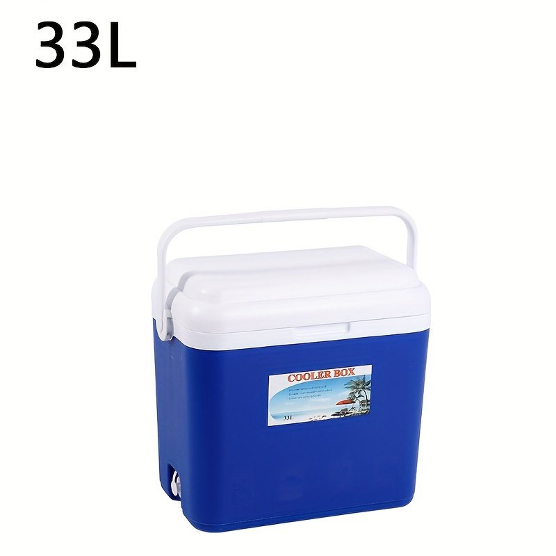 43L Faltbare Kühlbox Mit Rädern, Tragbarer Isolierter Großraum-Eisbehälter  Wasserbehälter Für Outdoor-Reisen, Angeln, Picknick