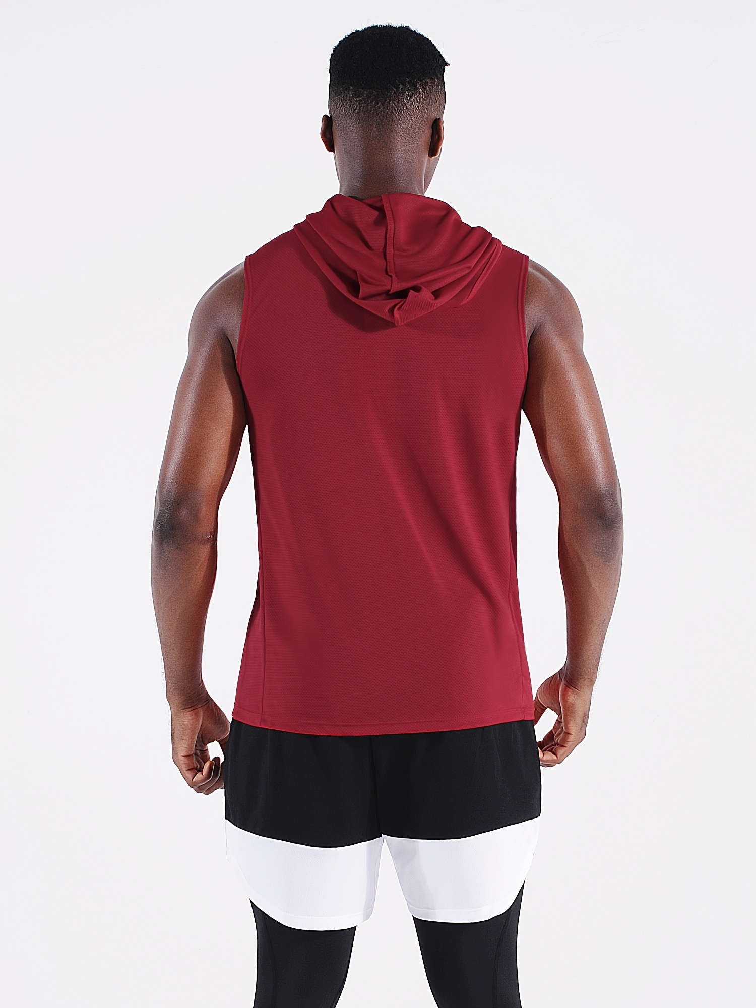Gyms Summer Brand Stretchy Sleeveless Shirt Casual Fashion Hooded