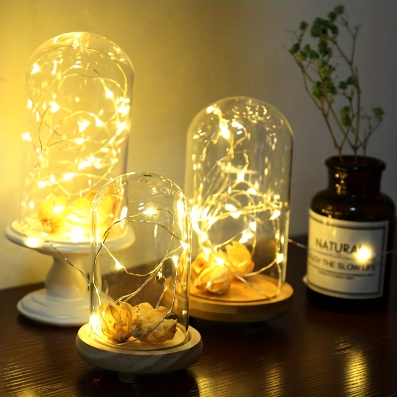 1 Mini Guirlande Lumineuse LED, Guirlande Lumineuse Alimentée Par USB Pour  Chambre À Coucher, Noël, Halloween