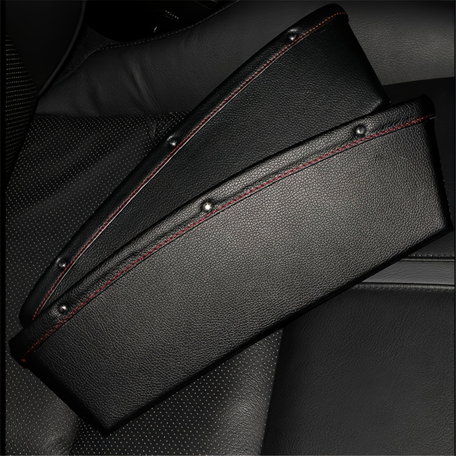 Kaufe 1 Stück Leder Autositz Gap Manager Multifunktionale Autokonsole Seite  Aufbewahrungsbox