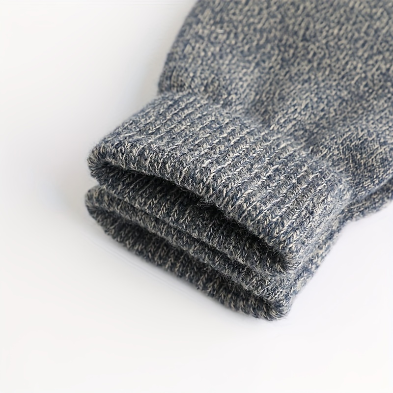 Winter Knitted Gloves Touch Screen Warm Anti Slip Cycling