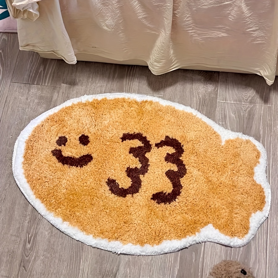 Tapis de bain Papier découpé poisson rouge de dessin animé sur l