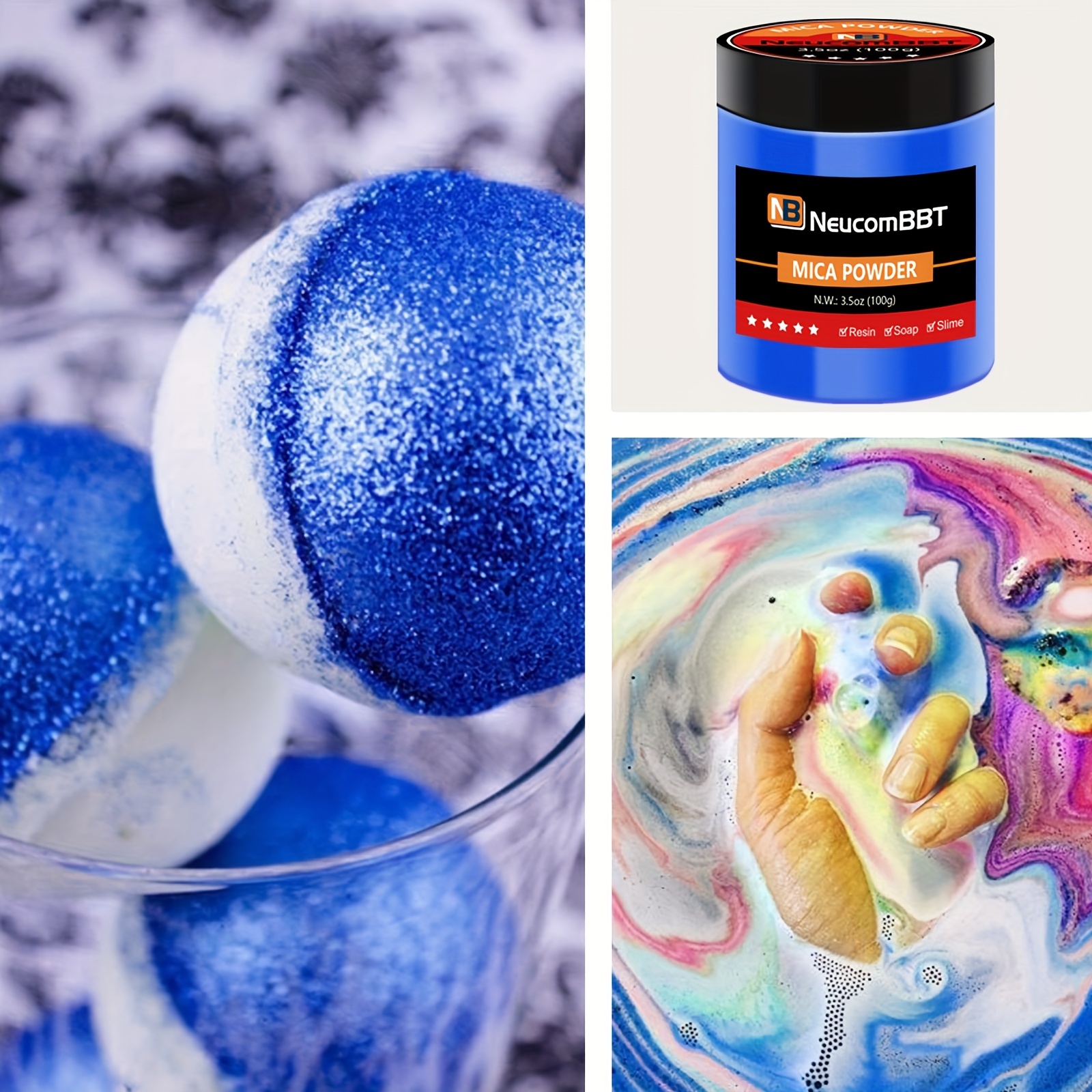 How to Paint Soap with Mica Powder