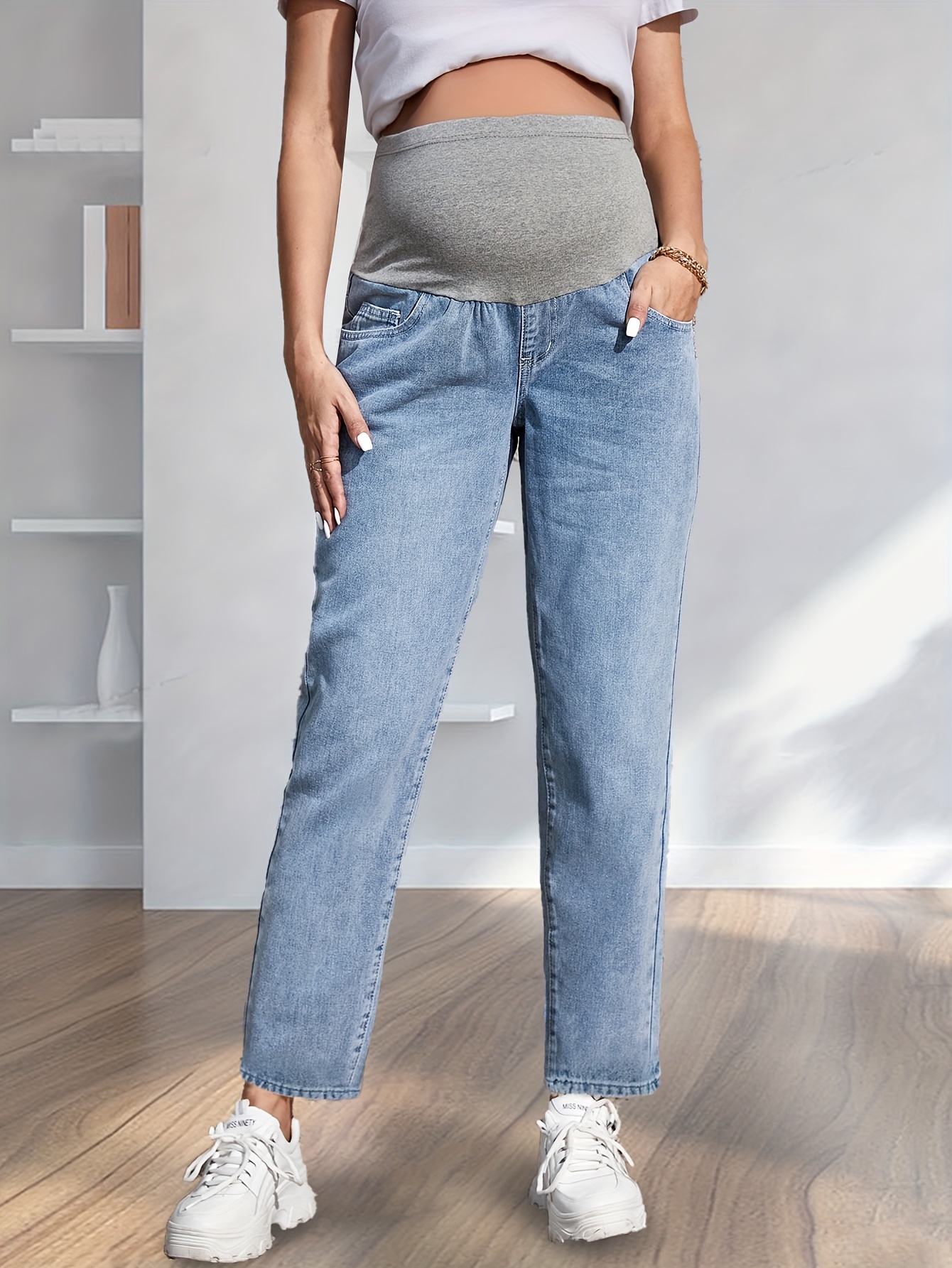 Pantalones De Embarazada - Temu Mexico