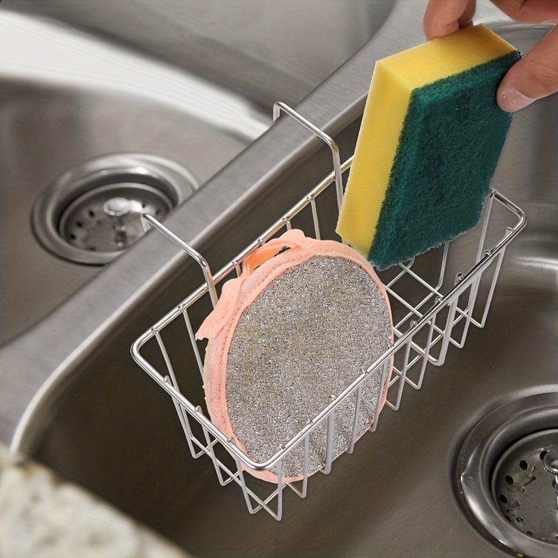 Kitchen Sink Sponge Or Rag Storage Metal Organizer Household - Temu