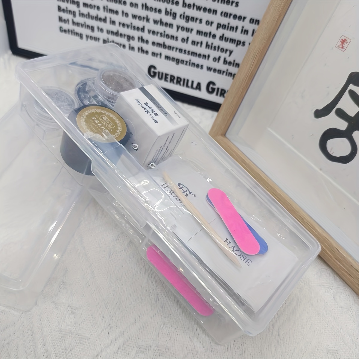 Plastic Makeup Tool Storage Box Multifunctional Nail Art - Temu