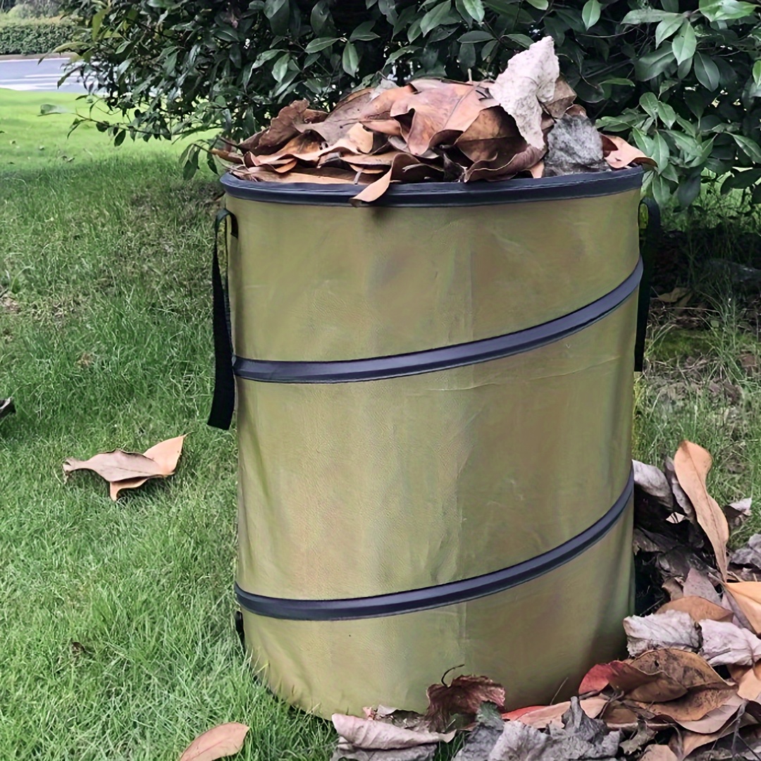 Garden Supplies 30 Gallon Pop up Outdoor Trash Can Large - Temu