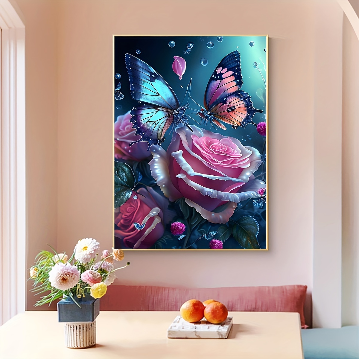 Butterflies and Flowers Diamond Painting