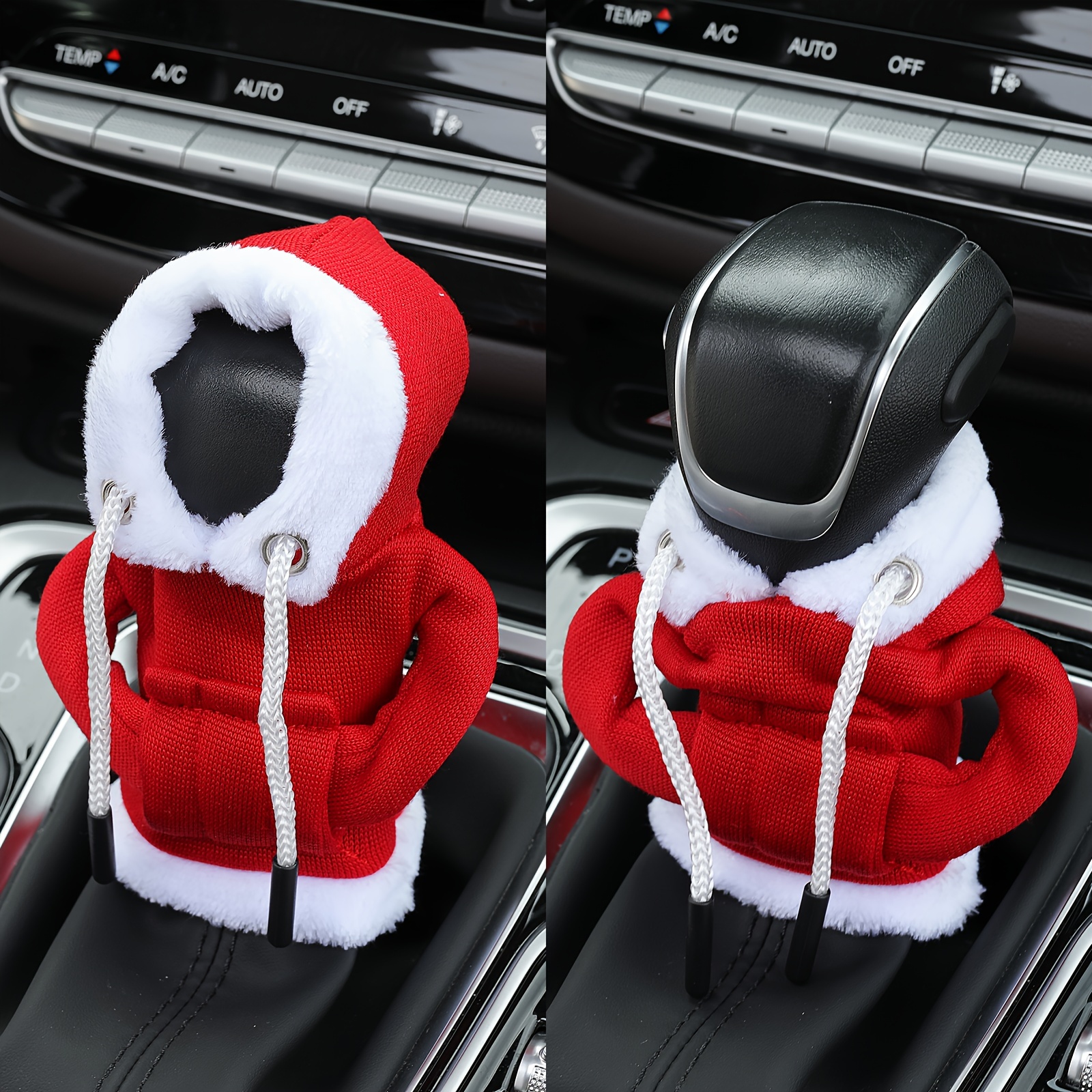 Universal Christmas Hoodie Car Gear Shift Cover Fashion - Temu United  Kingdom