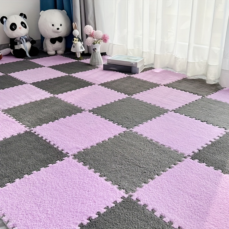 Plush Puzzle Foam Floor Mat: Comfort And Protection For Your - Temu