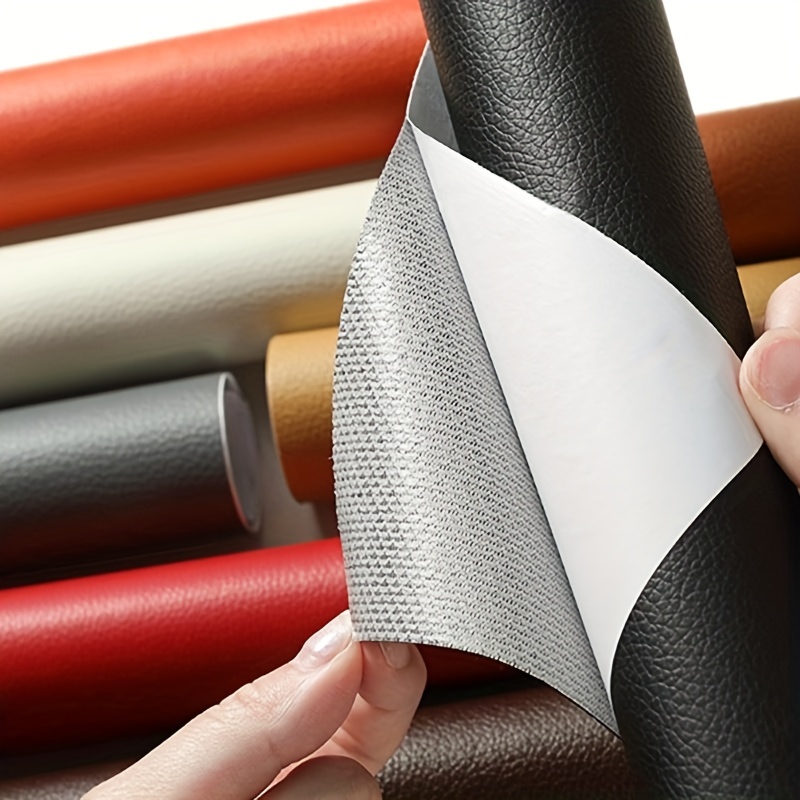 

1pc Self Adhesive Leather For Sofa Repair Patch Furniture Table Chair Sticker Seat Bag Shoe Bed Fix Mend Pu Artificial Leather Skin For Retailers&for Workshops&stores