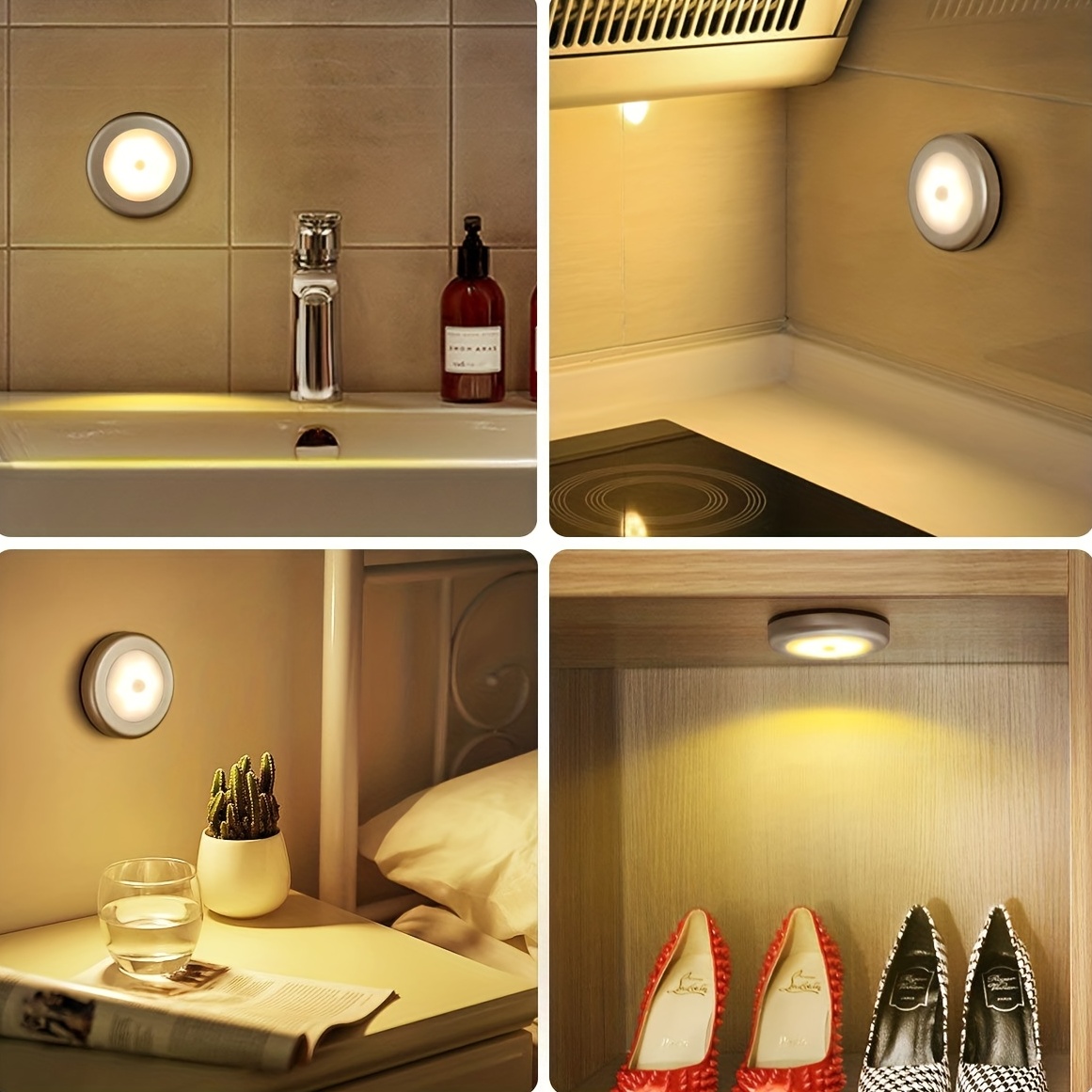 LED sotto le luci dell'armadio con collegamento serie di sensori di  movimento spazzata a mano accensione/spegnimento intelligente lampada da  Bar per bagno da cucina 30 40 50cm - AliExpress