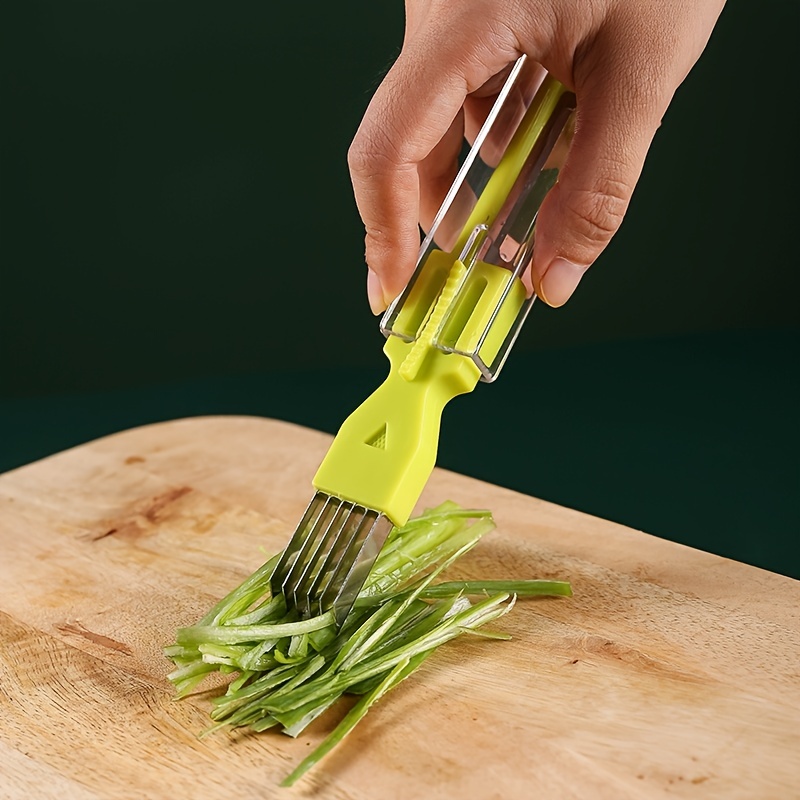 Stainless steel vegetable cutter, spring onion cutter, cucumber mini