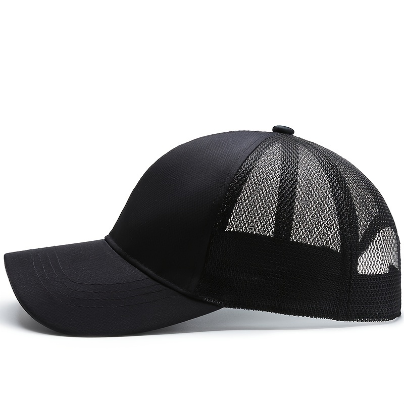 Outdoor Sports Solid Baseball Cap Sunscreen Mesh Cap