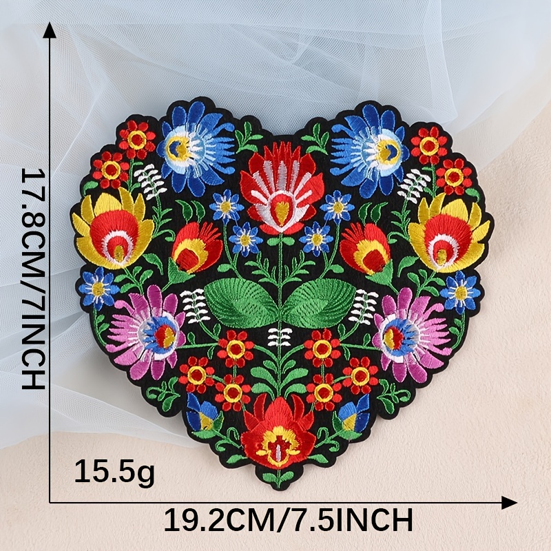 Beautiful Rose Embroidery Patches For Diy Clothing And - Temu