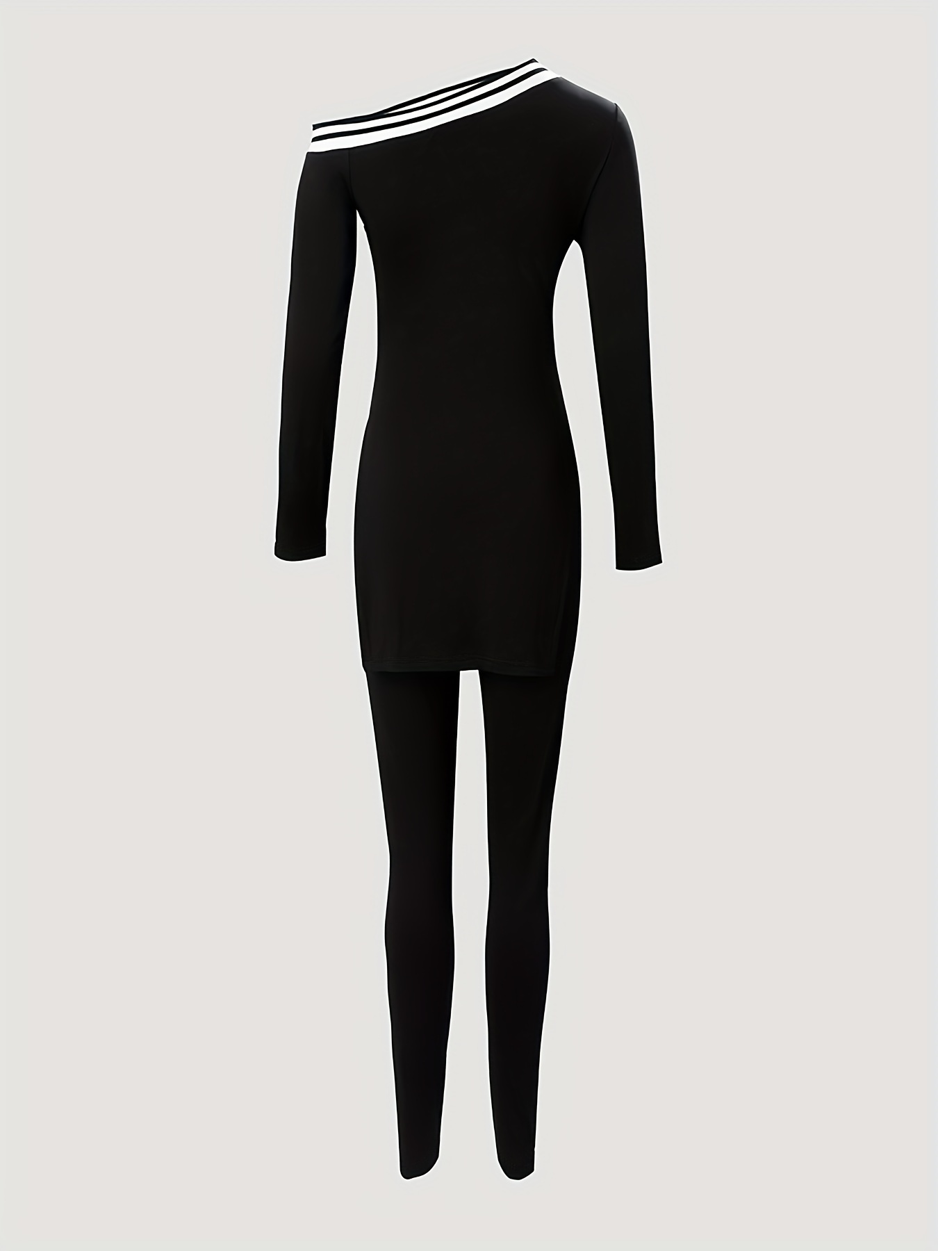 Off Shoulder Asymmetrical Pantsuits Two Piece Set