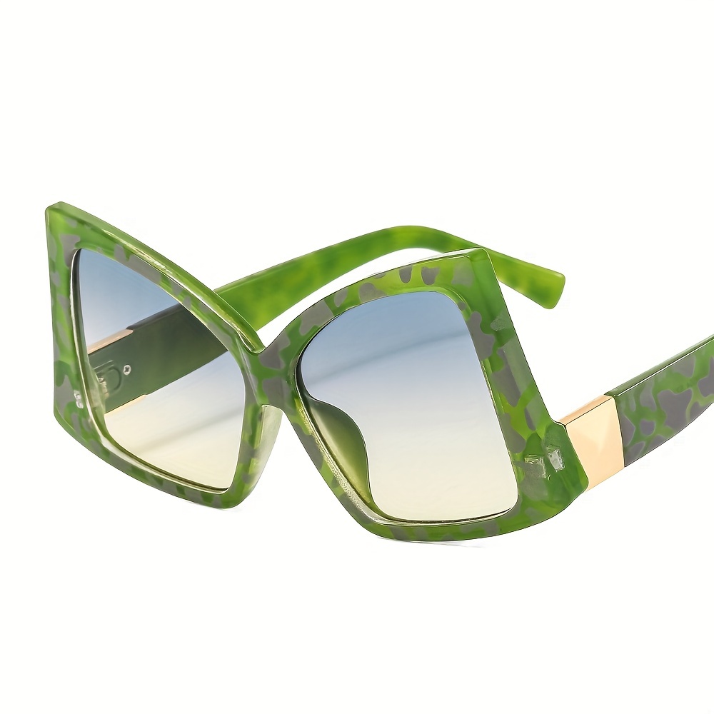 Y2K Oversized Cat Eye Sunglasses Gradient Lens UV400