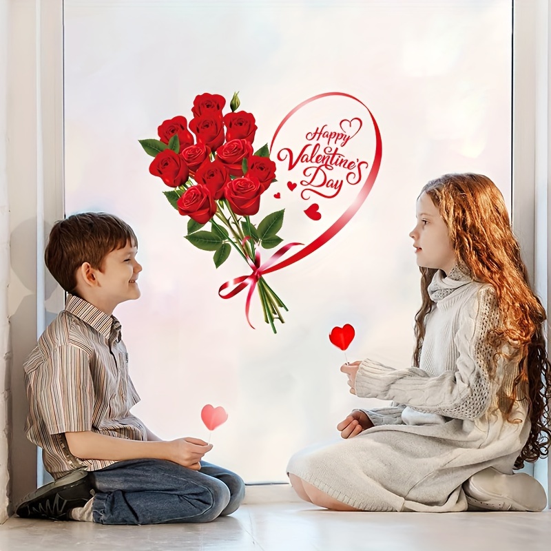 Sticker decorativo riquadro San Valentino - TenStickers