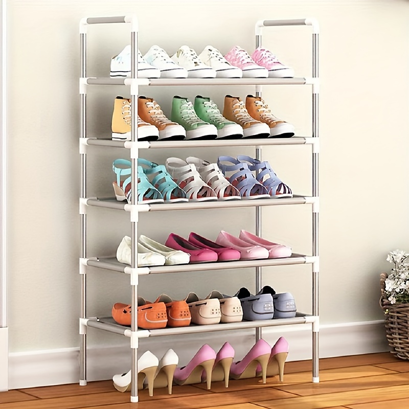 3/4/5-layer Shoes Metal Storage Rack, Free Standing Shoes Rack, Easy  Assembled Shoes Storage Shelf, Suitable Storage Organizer For Rental House,  Entryway, Hallway, Bedroom, Bathroom, Office, Living Room - Temu Philippines