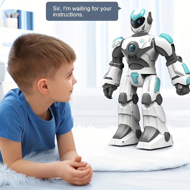 Yangers Jouets de Chien Robot Chant de Danse Assis Qui Marche interactifs  Intelligent par la Voix télécommande par à Distance pour Enfants,  programmable électronique : : Jeux et Jouets