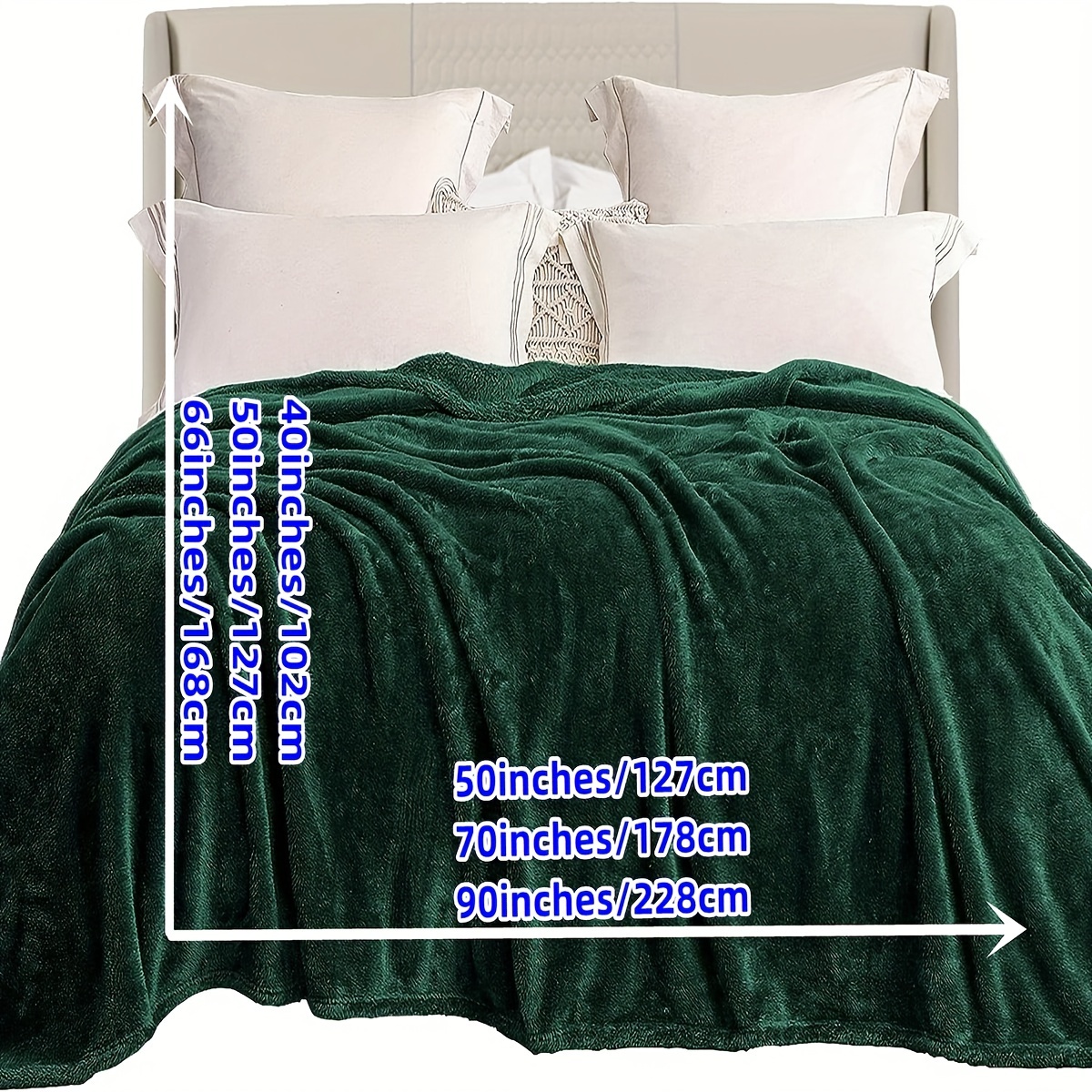 Extra large green throw hot sale